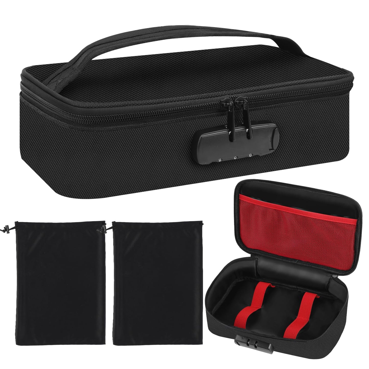 Discreet Lockable Adult Toy Bag Box Organizer Container (M size)